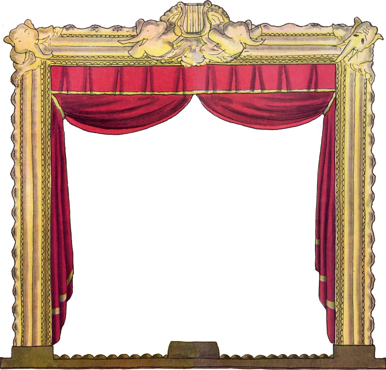 Cornice del teatro di Babar